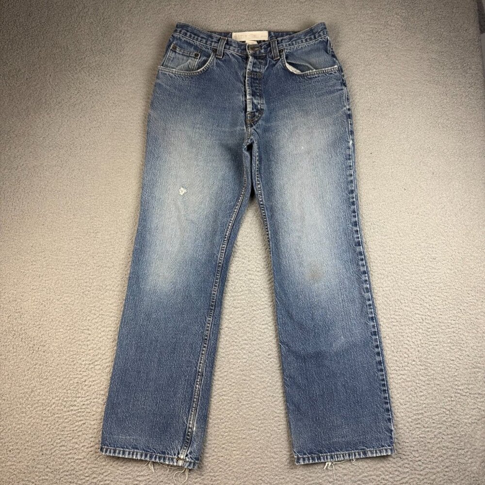 VTG Matix Miner Jeans Men's Size 34 USA Made Faded Skater Y2K Button Fly Denim